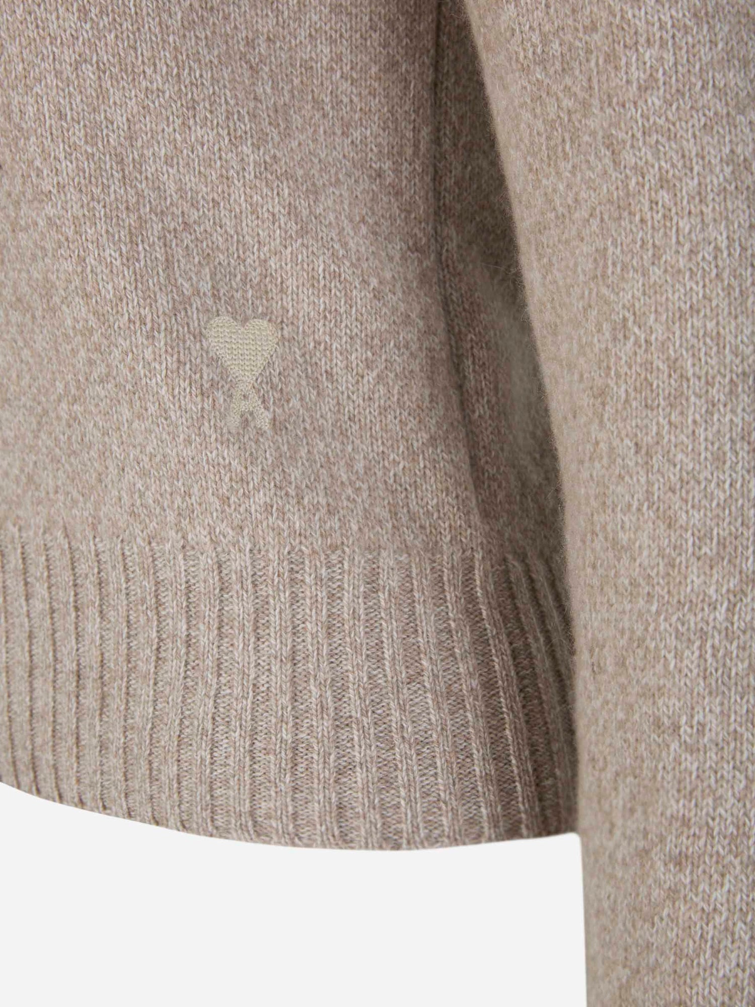 Outlet online Ami Paris Mujer Jersey Cashmere Monograma color Topo sku 711-003032 01 - Foto 5
