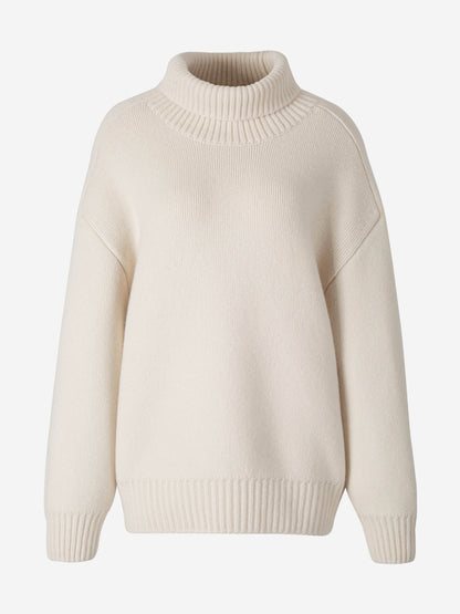 Outlet online Khaite Mujer Jersey The Landen color Beis sku 711-003037 01 - Foto 1