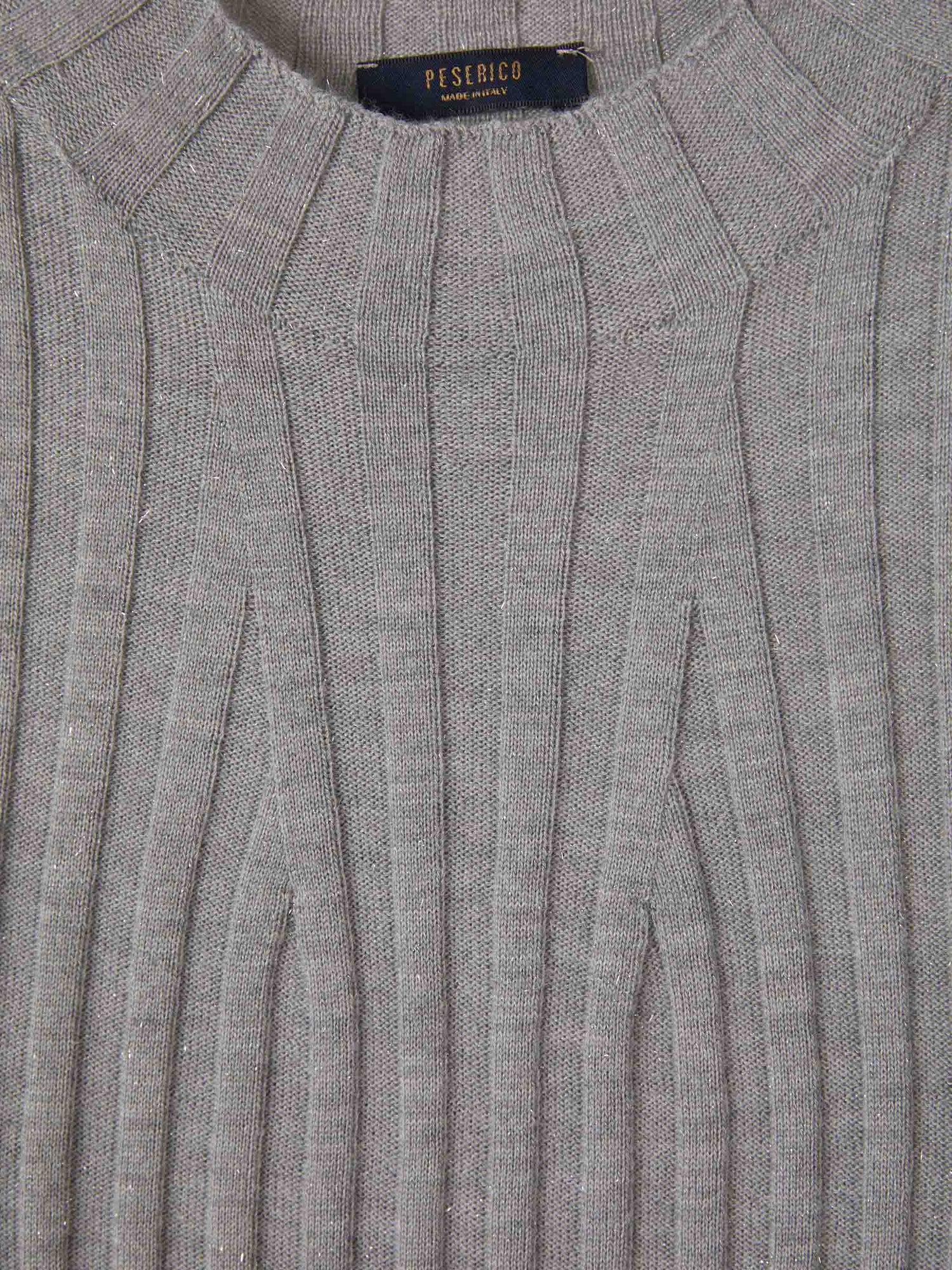 Outlet online Peserico Mujer Jersey Punto Canalé color Gris Claro sku 711-003070 01 - Foto 3
