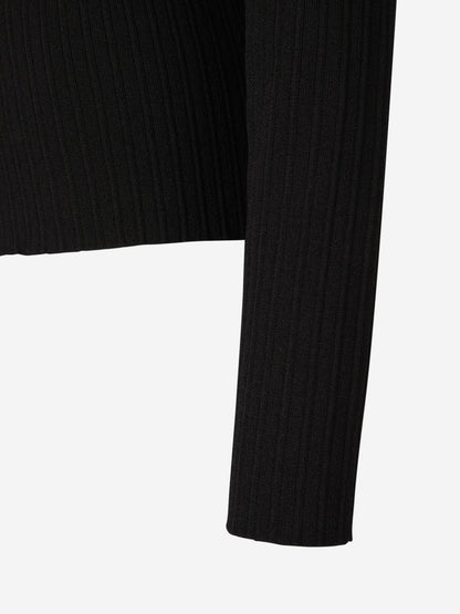 Outlet online Tom Ford Mujer Jersey Punto Cremallera color Negro sku 711-003077 01 - Foto 4
