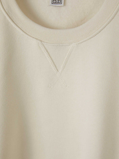 Outlet online TOTEME Mujer Sudadera Punto Algodón color Marfil sku 711-003085 01 - Foto 3