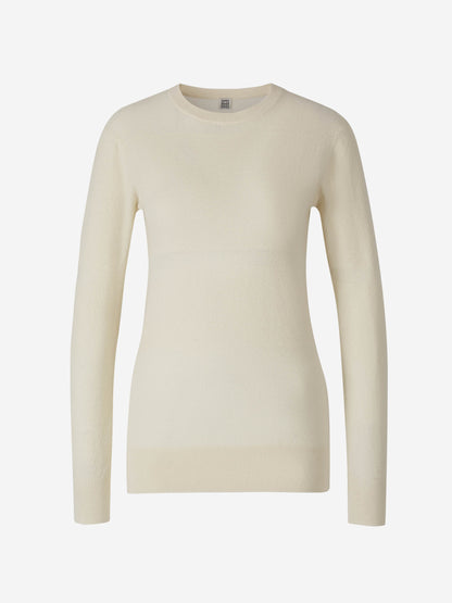 Outlet online TOTEME Mujer Jersey Algodón Y Cashmere color Marfil sku 711-003088 01 - Foto 1