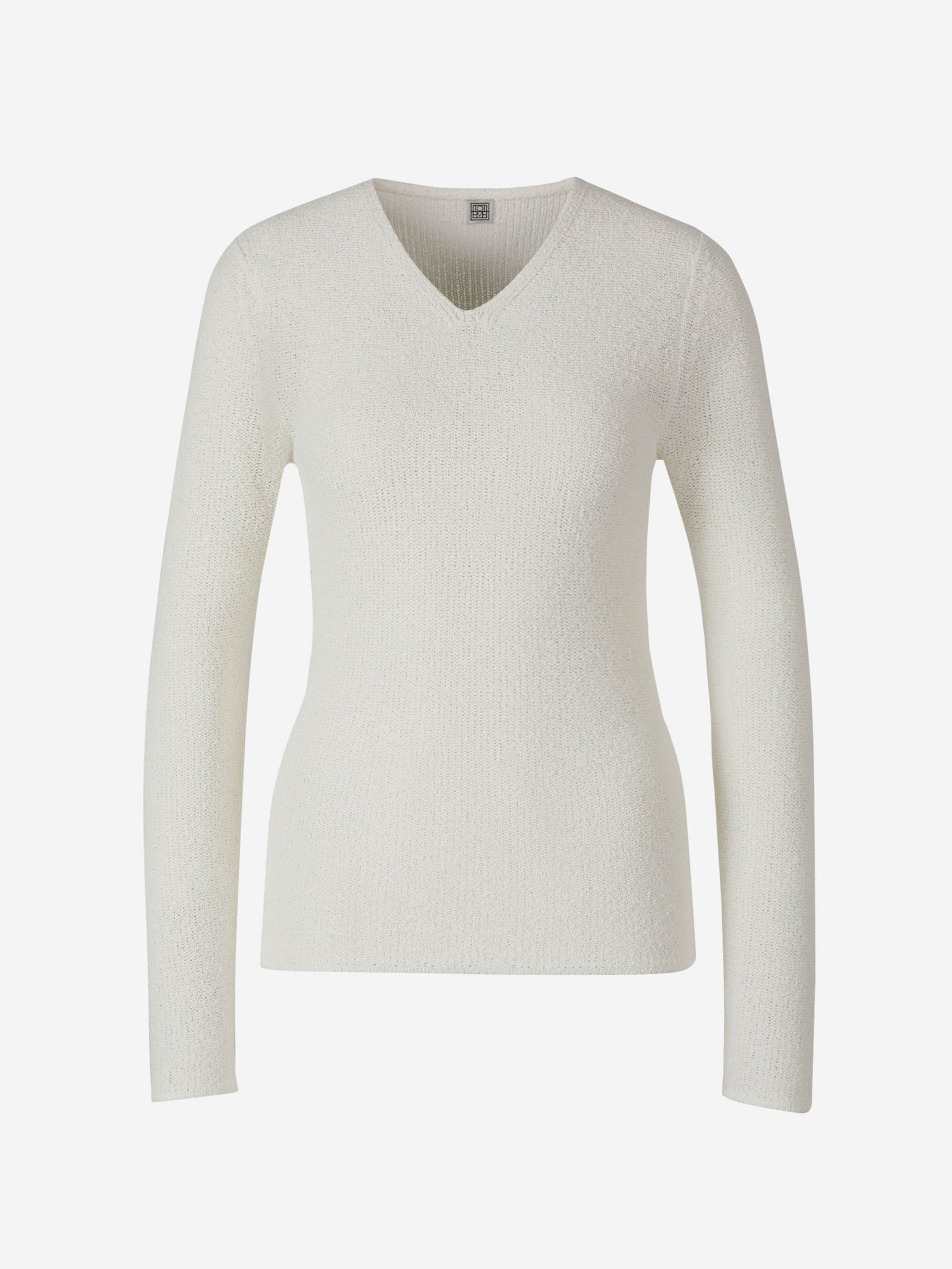Outlet online TOTEME Mujer Jersey Punto Bouclé color Marfil sku 711-003089 01 - Foto 1