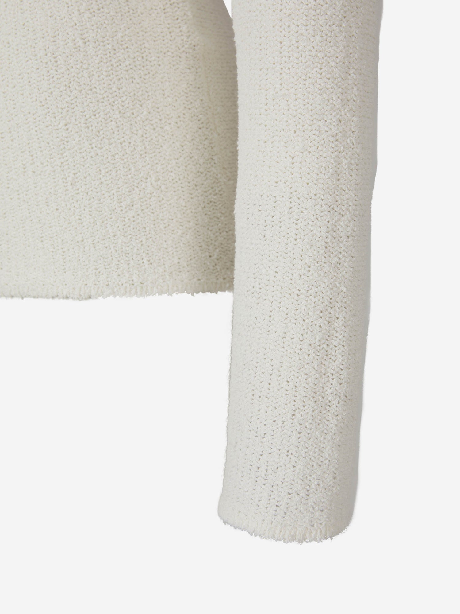 Outlet online TOTEME Mujer Jersey Punto Bouclé color Marfil sku 711-003089 01 - Foto 4