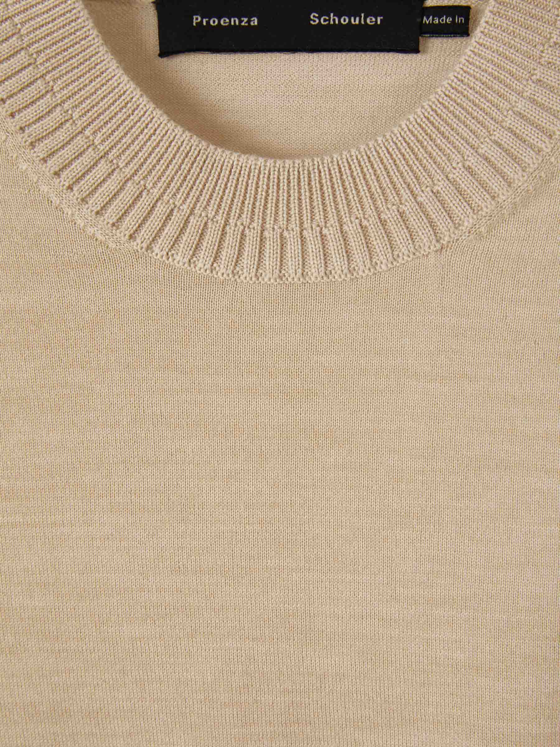 Outlet online Proenza Schouler Mujer Jersey Punto Lana color Beige sku 711-003094 02 - Foto 8