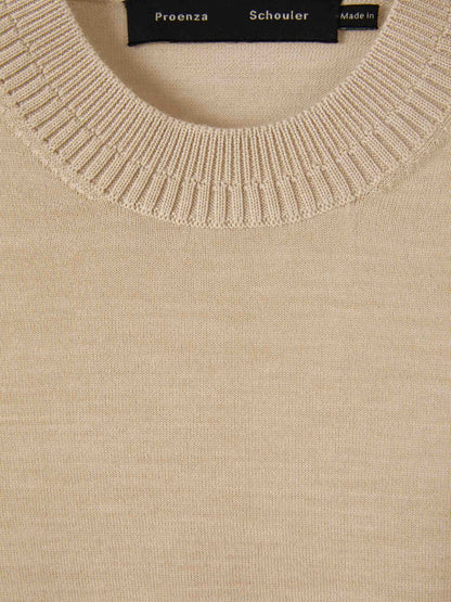 Outlet online Proenza Schouler Mujer Jersey Punto Lana color Beige sku 711-003094 02 - Foto 8