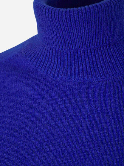 Outlet online Victoria Beckham Mujer Jersey Cuello Alto color Azul Real sku 711-003099 02 - Foto 7