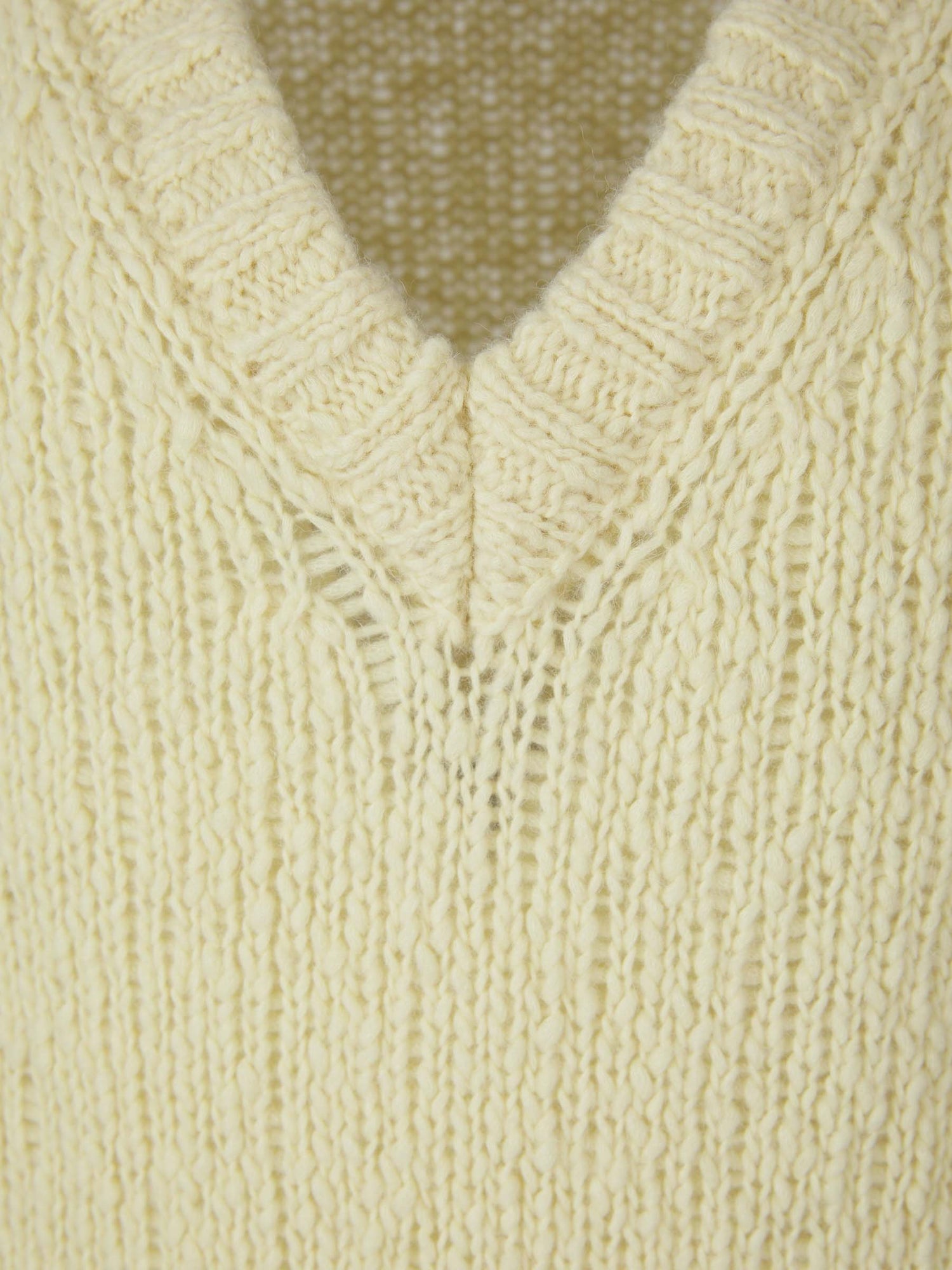 Outlet online Rodebjer Mujer Jersey Lana Y Algodón color Amarillo Claro sku 711-003108 01 - Foto 3