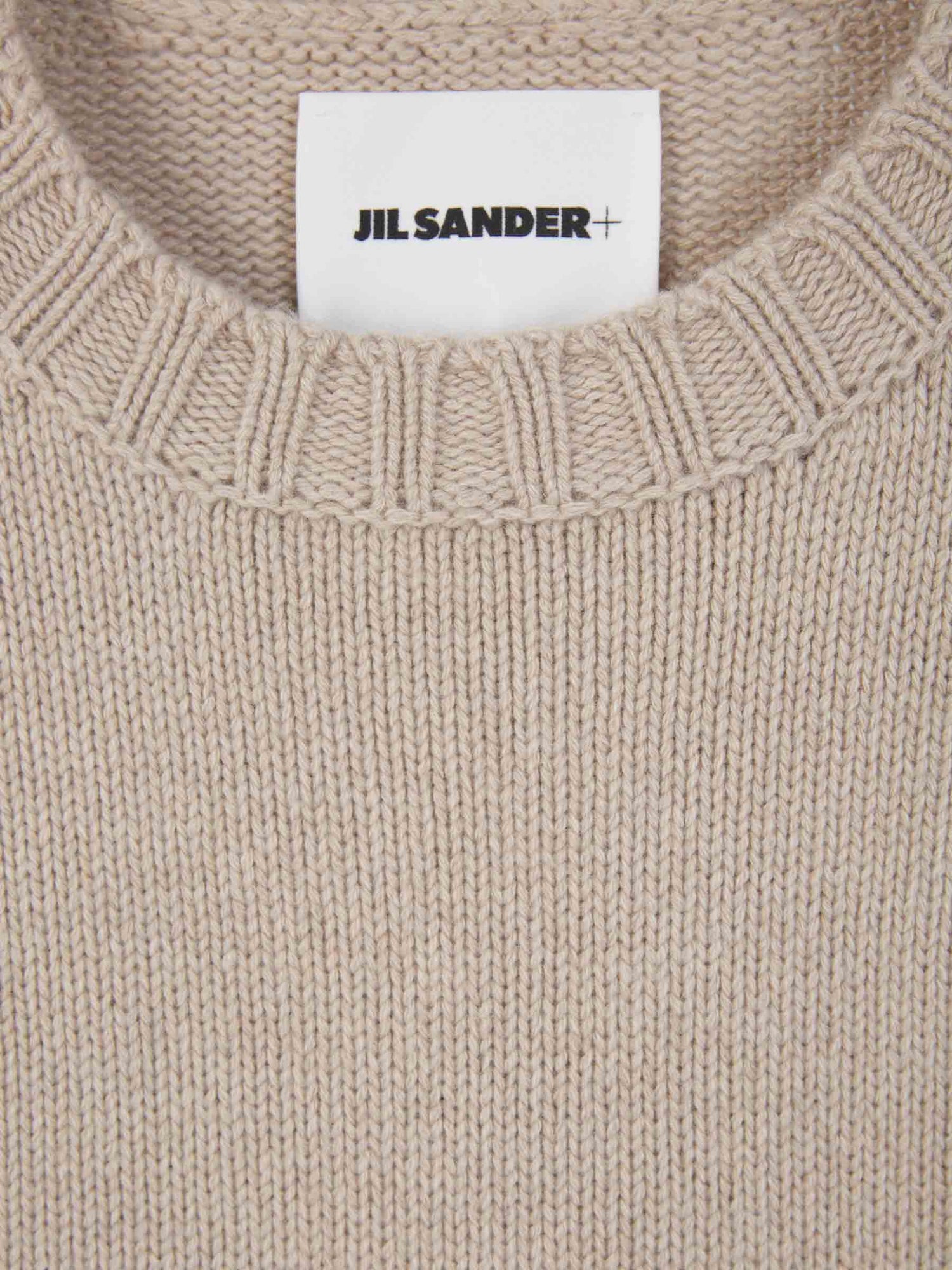 Outlet online Jil Sander Mujer Jersey Punto Cashmere color Crema sku 711-003111 01 - Foto 3