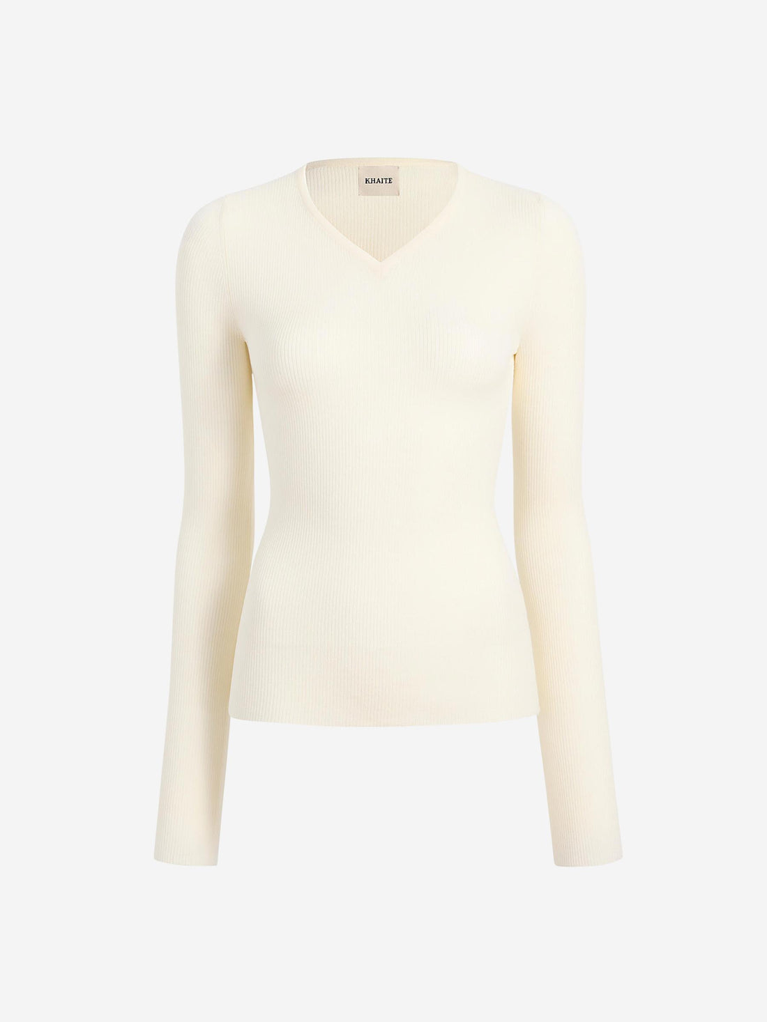 Khaite Mujer Barcelona Jersey Acanalado Lana color Crema sku 711-003272 01 - Foto 1
