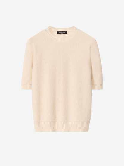 Fabiana Filippi Mujer Barcelona Jersey Punto Lentejuelas color Beige sku 711-003289 01 - Foto 1