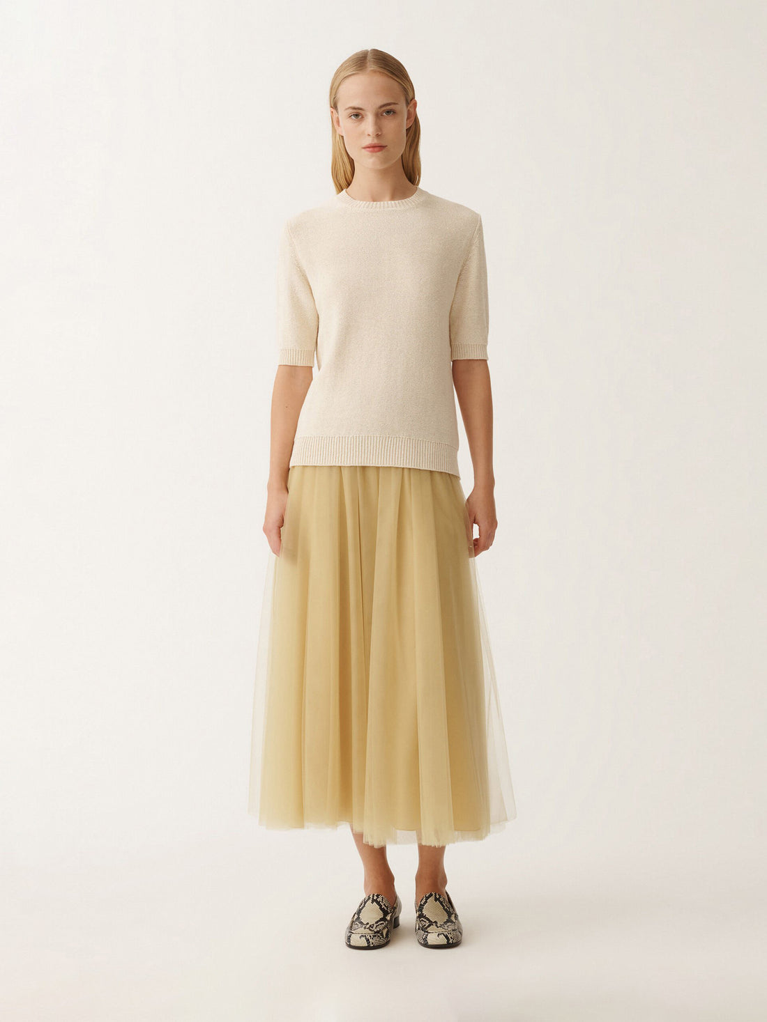 Fabiana Filippi Mujer Barcelona Jersey Punto Lentejuelas color Beige sku 711-003289 01 - Foto 2