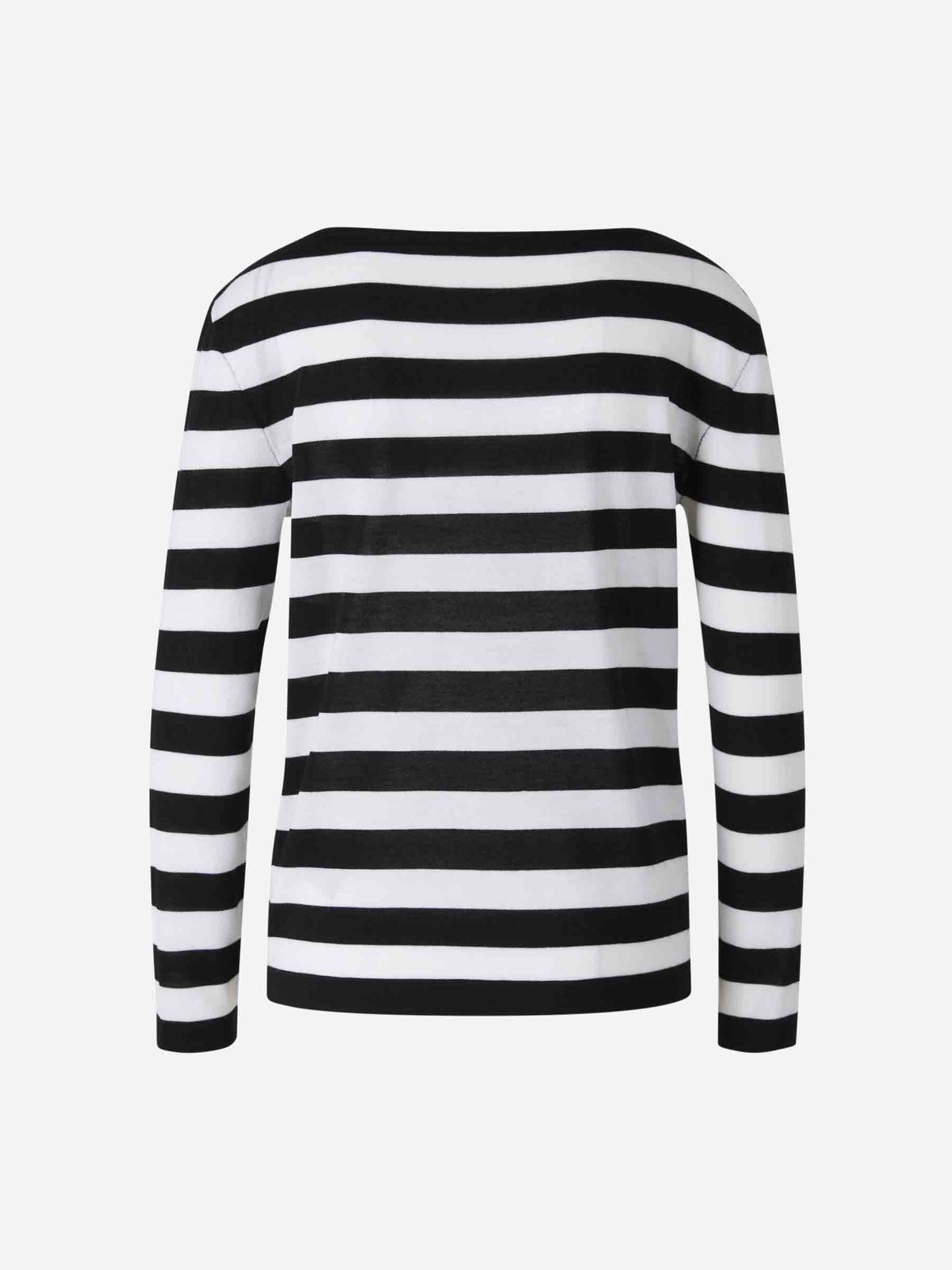 Balmain Mujer Barcelona Jersey Listado Lana color Blanco y Negro sku 711-003298 01 - Foto 2