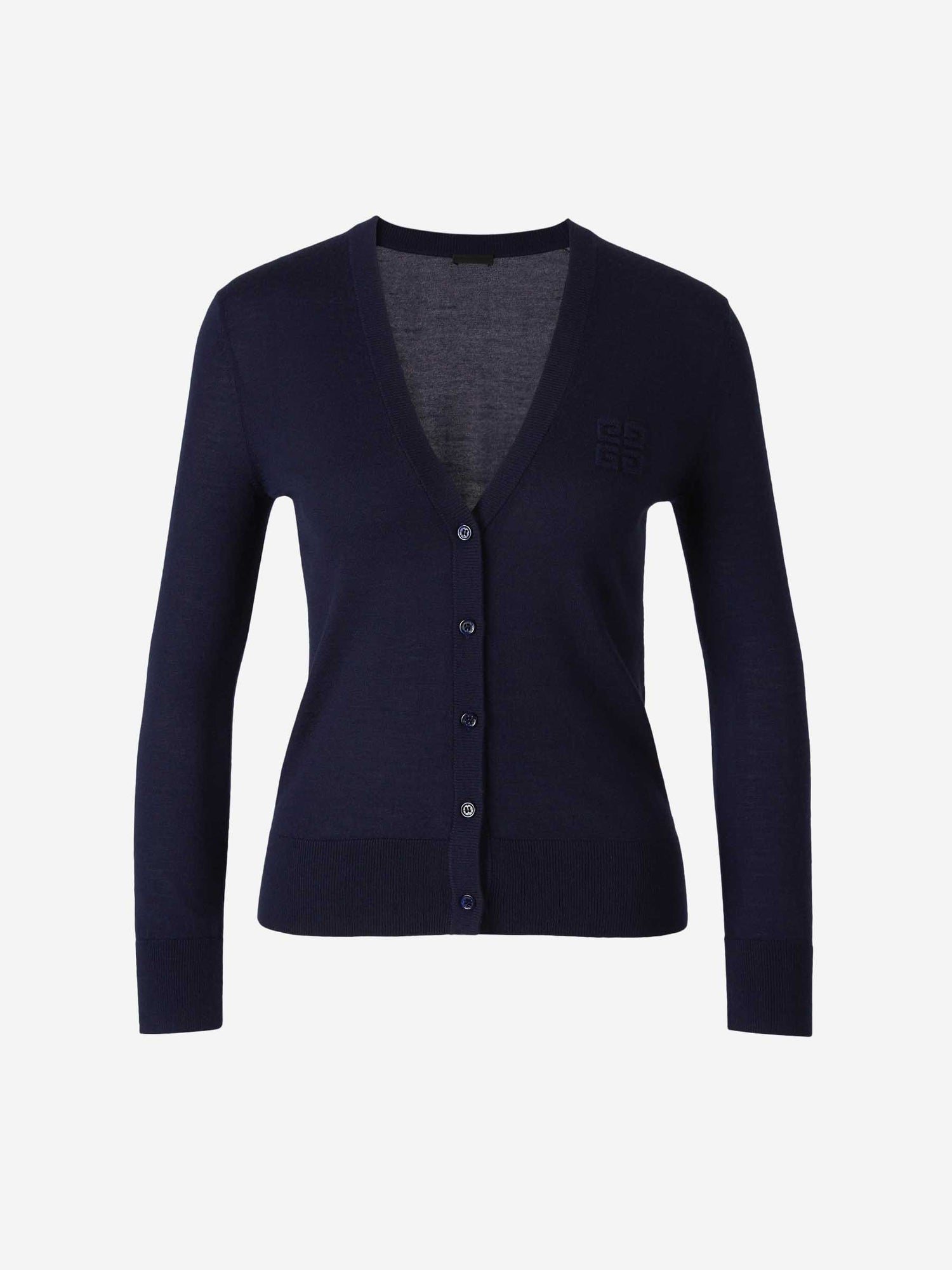 Outlet online Givenchy Mujer Cárdigan Cachemira Seda color Azul Cobalto sku 711-003303 01 - Foto 1