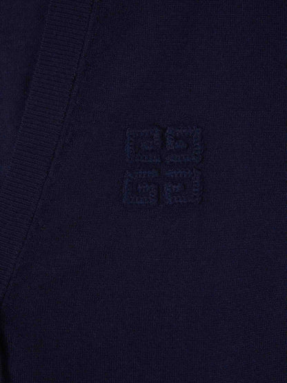 Outlet online Givenchy Mujer Cárdigan Cachemira Seda color Azul Cobalto sku 711-003303 01 - Foto 5