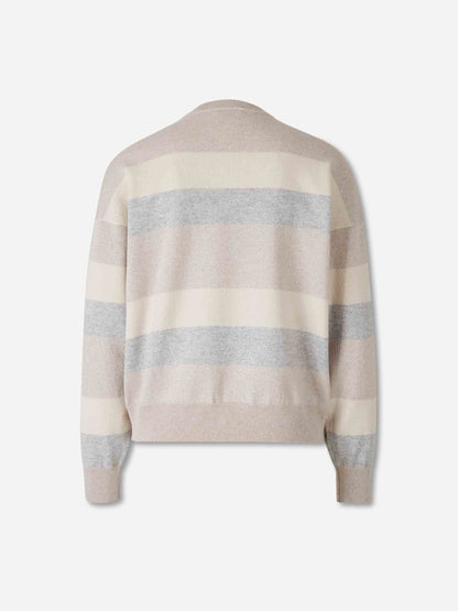 Outlet online Peserico Mujer Jersey Punto Listado color Beige sku 711-003313 01 - Foto 2