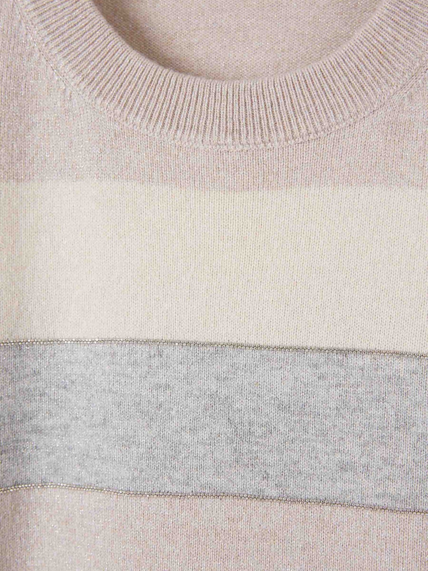 Outlet online Peserico Mujer Jersey Punto Listado color Beige sku 711-003313 01 - Foto 3