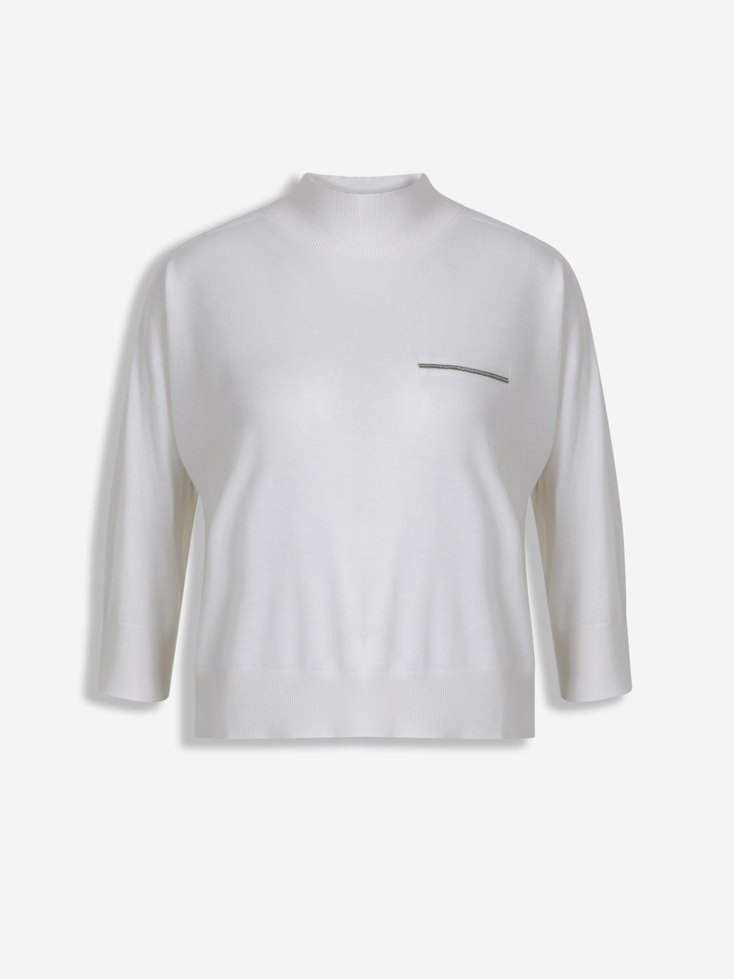 Outlet online Peserico Mujer Jersey Punto Cachemira color Blanco sku 711-003314 01 - Foto 1