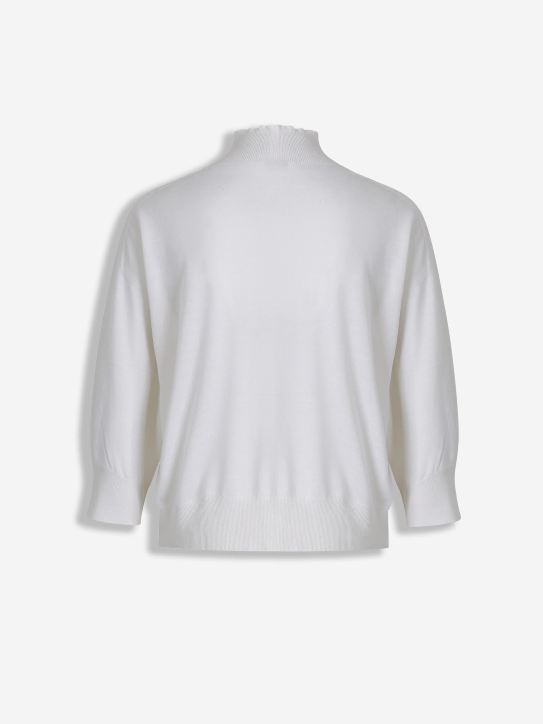 Outlet online Peserico Mujer Jersey Punto Cachemira color Blanco sku 711-003314 01 - Foto 2