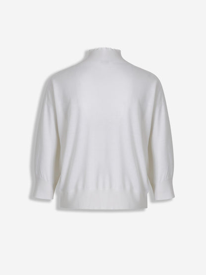 Outlet online Peserico Mujer Jersey Punto Cachemira color Blanco sku 711-003314 01 - Foto 2
