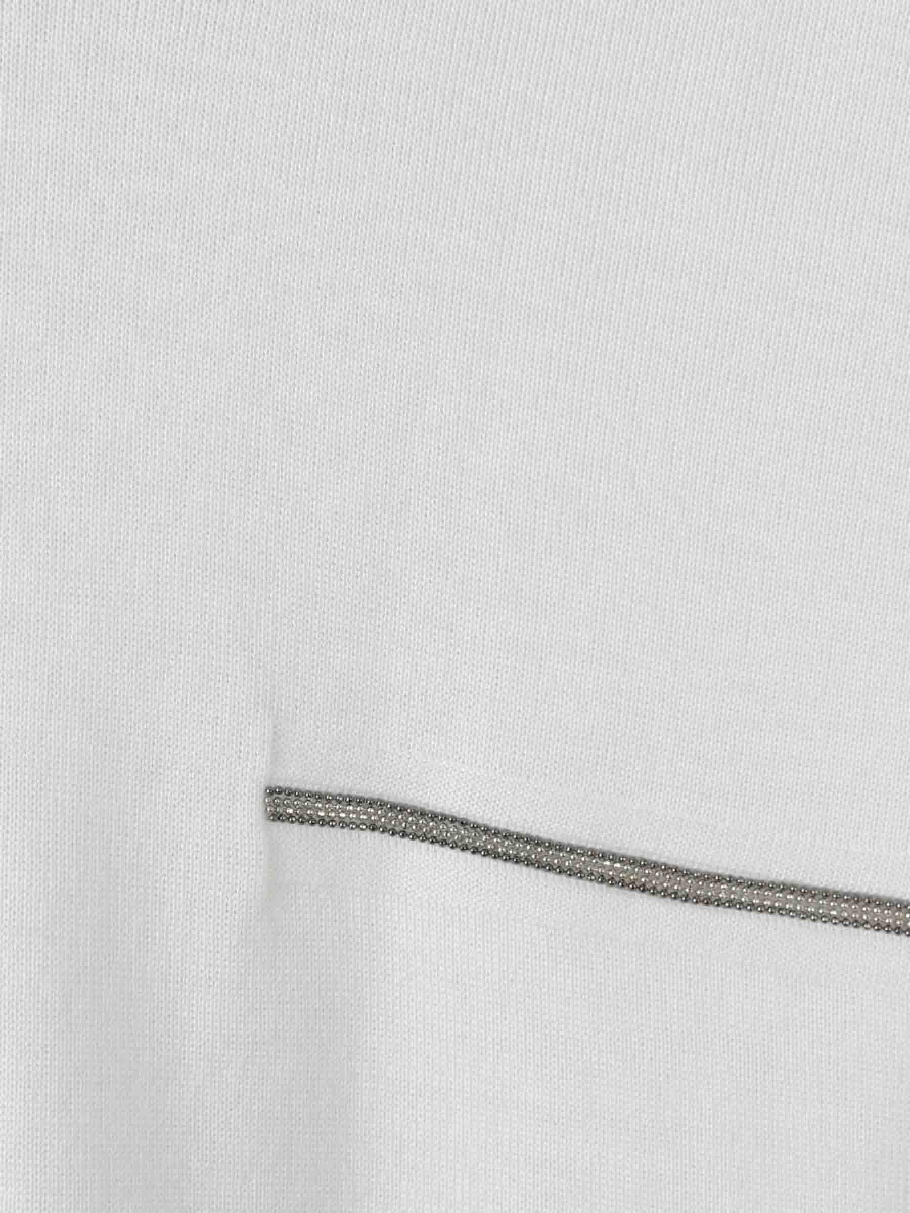 Outlet online Peserico Mujer Jersey Punto Cachemira color Blanco sku 711-003314 01 - Foto 3