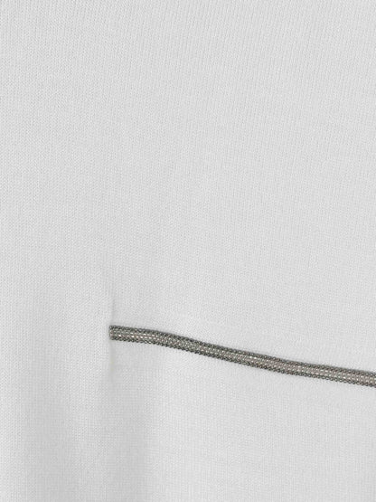 Outlet online Peserico Mujer Jersey Punto Cachemira color Blanco sku 711-003314 01 - Foto 3