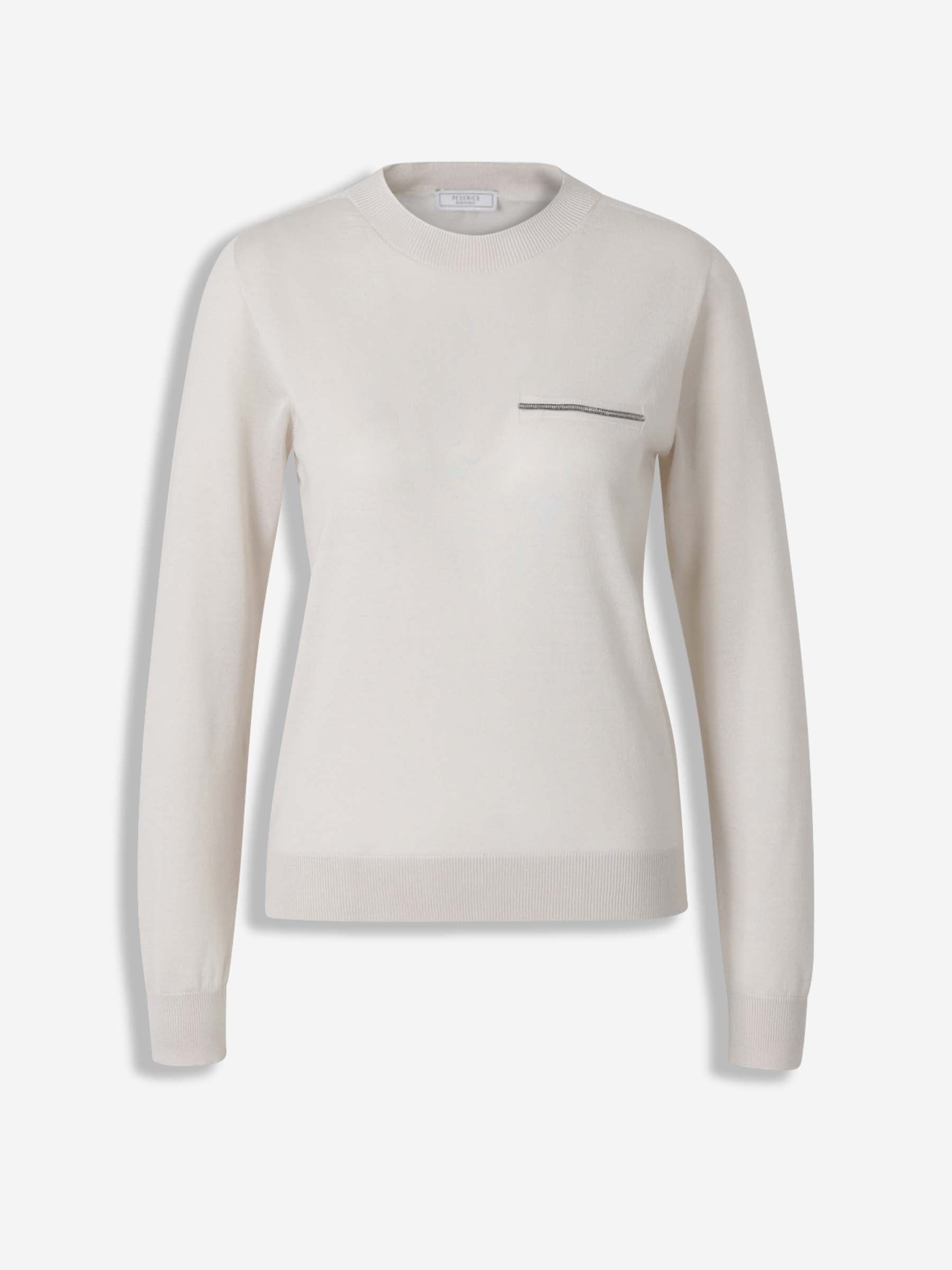 Outlet online Peserico Mujer Jersey Punto Cachemira color Rosa Palo sku 711-003316 01 - Foto 1