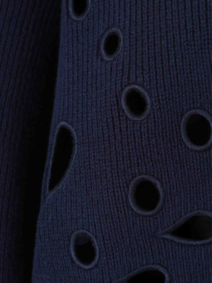 Outlet online Ulla Johnson Mujer Jersey Algodón Vanessa color Azul Marino sku 711-003317 01 - Foto 3