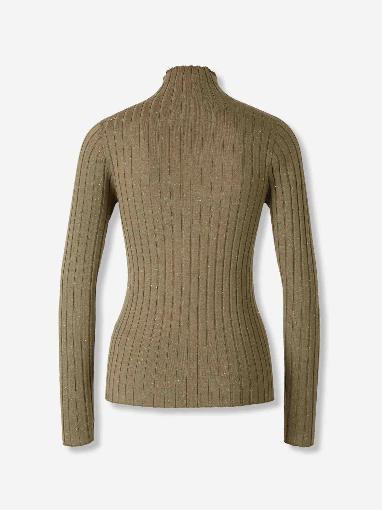 Outlet online Peserico Mujer Jersey Cuello Alto color Verde sku 711-003324 01 - Foto 2