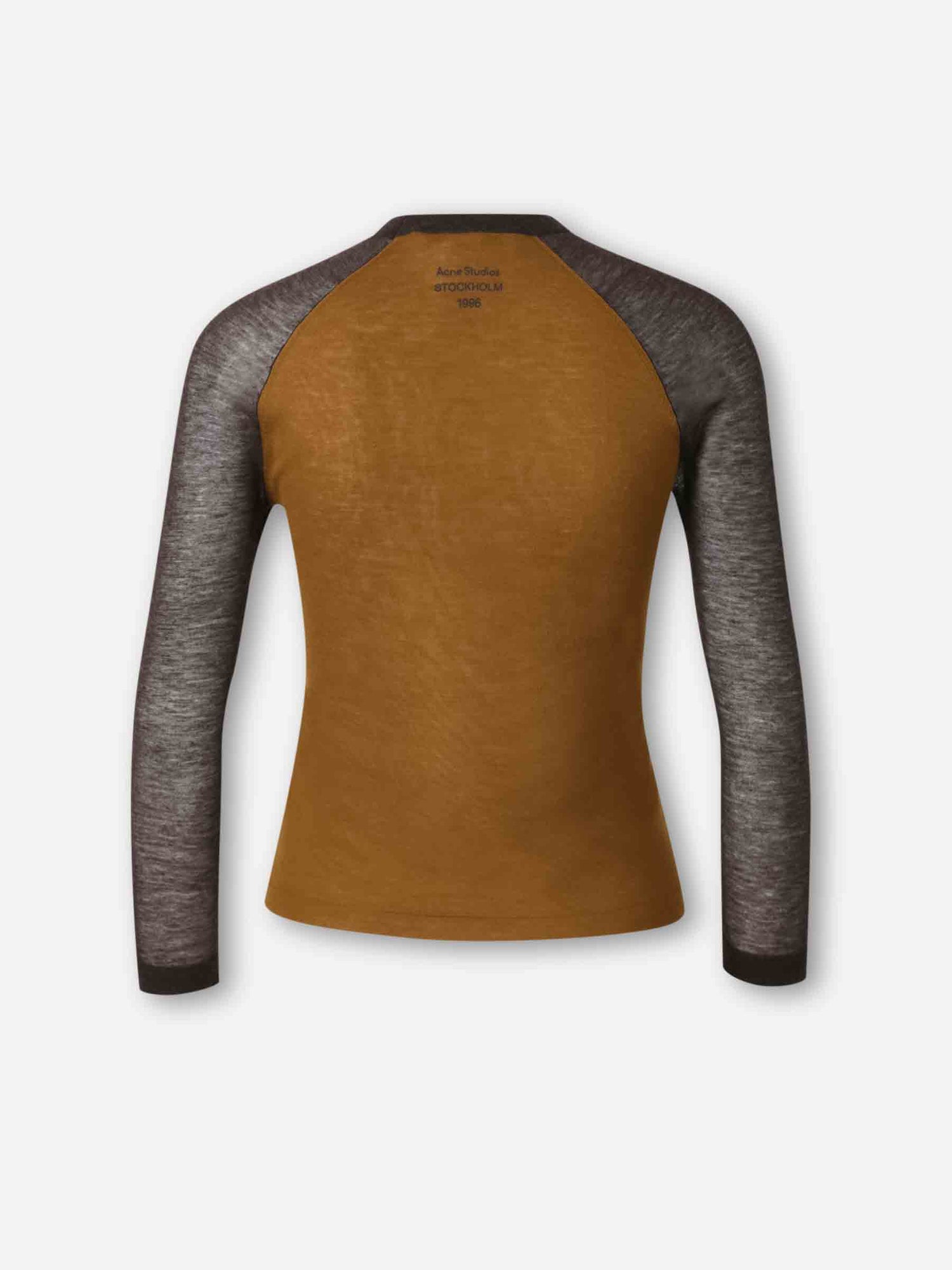 Outlet online Acne Studios Mujer Camiseta Cuello Redondo color Camel sku 711-003333 01 - Foto 2