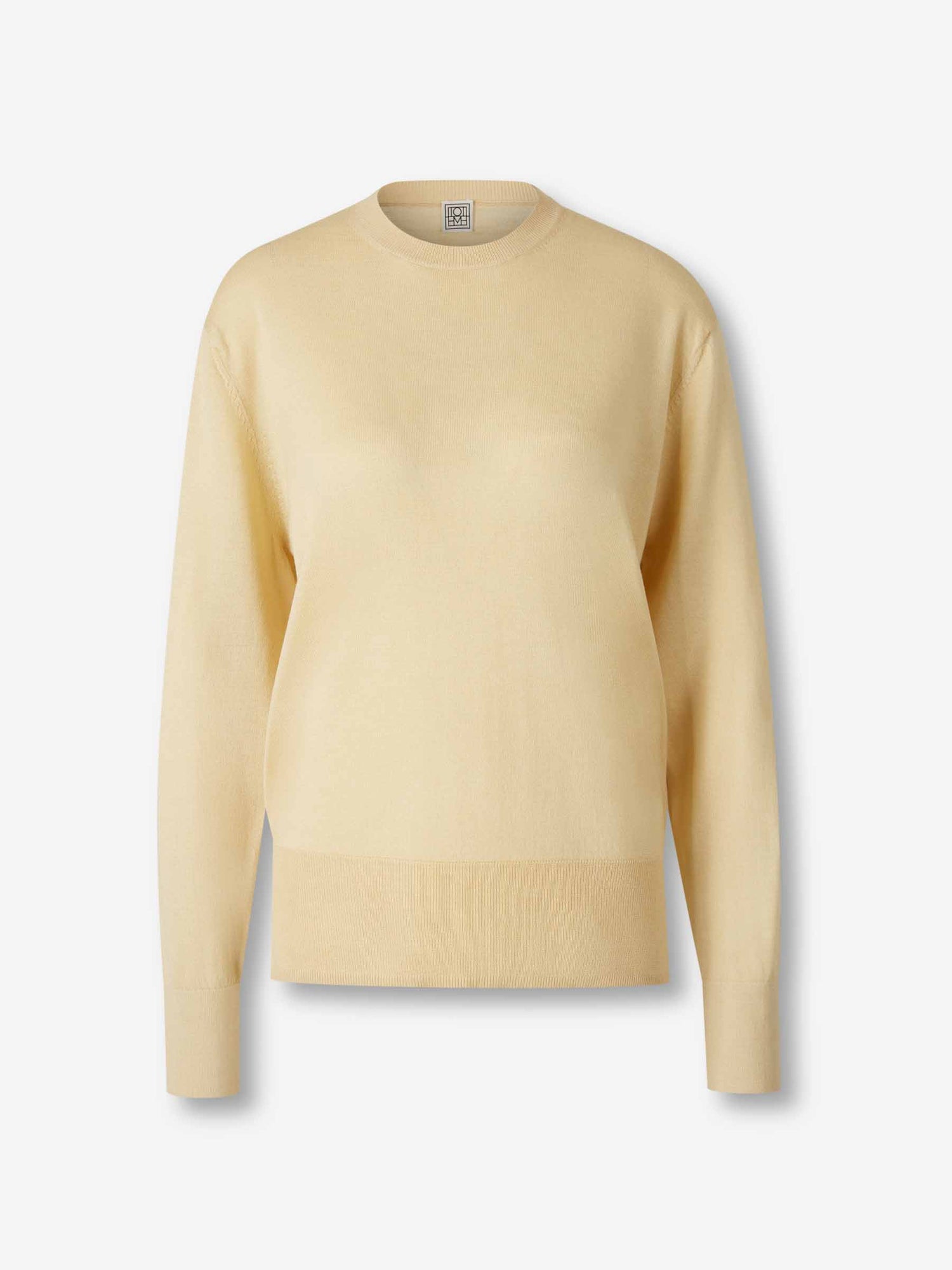 Outlet online TOTEME Mujer Jersey Cuello Redondo color Crema sku 711-003357 01 - Foto 1