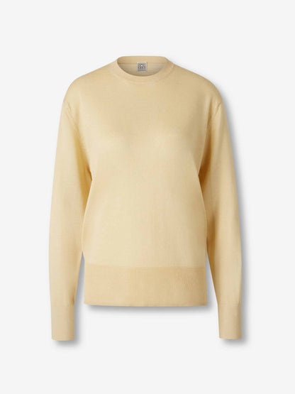 Outlet online TOTEME Mujer Jersey Cuello Redondo color Crema sku 711-003357 01 - Foto 1