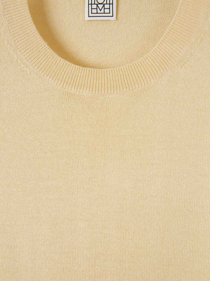 Outlet online TOTEME Mujer Jersey Cuello Redondo color Crema sku 711-003357 01 - Foto 3