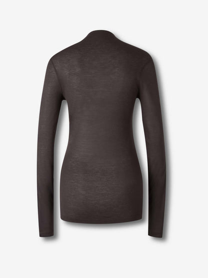 Outlet online Lemaire Mujer Camiseta Manga Larga color Gris Antracita sku 711-003360 01 - Foto 2