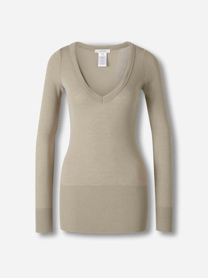 Outlet online Lemaire Mujer Jersey Punto Liso color Gris sku 711-003361 01 - Foto 1