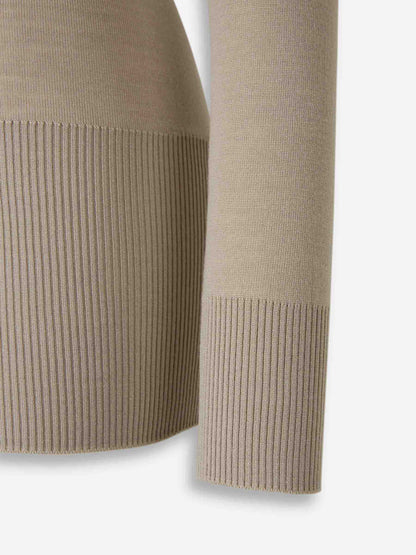 Outlet online Lemaire Mujer Jersey Punto Liso color Gris sku 711-003361 01 - Foto 4