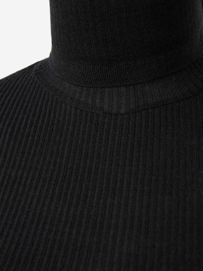 Outlet online Lemaire Mujer Jersey Cuello Alto color Gris Antracita sku 711-003362 01 - Foto 3