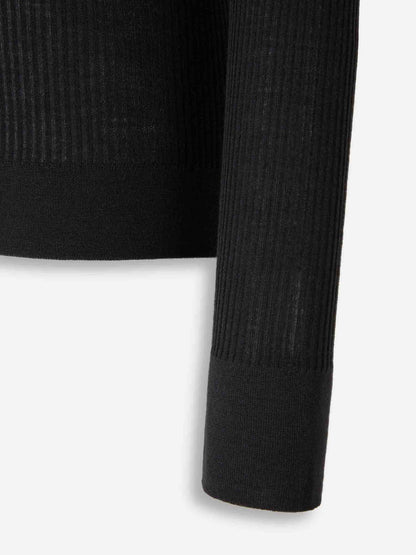 Outlet online Lemaire Mujer Jersey Cuello Alto color Gris Antracita sku 711-003362 01 - Foto 4