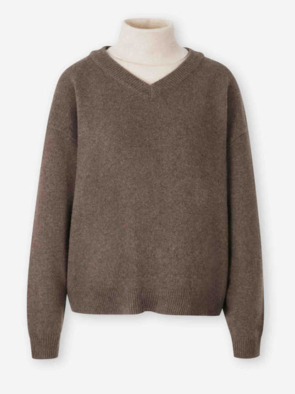 Outlet online Staud Mujer Jersey Cachemira Doris color Camel sku 711-003381 01 - Foto 1