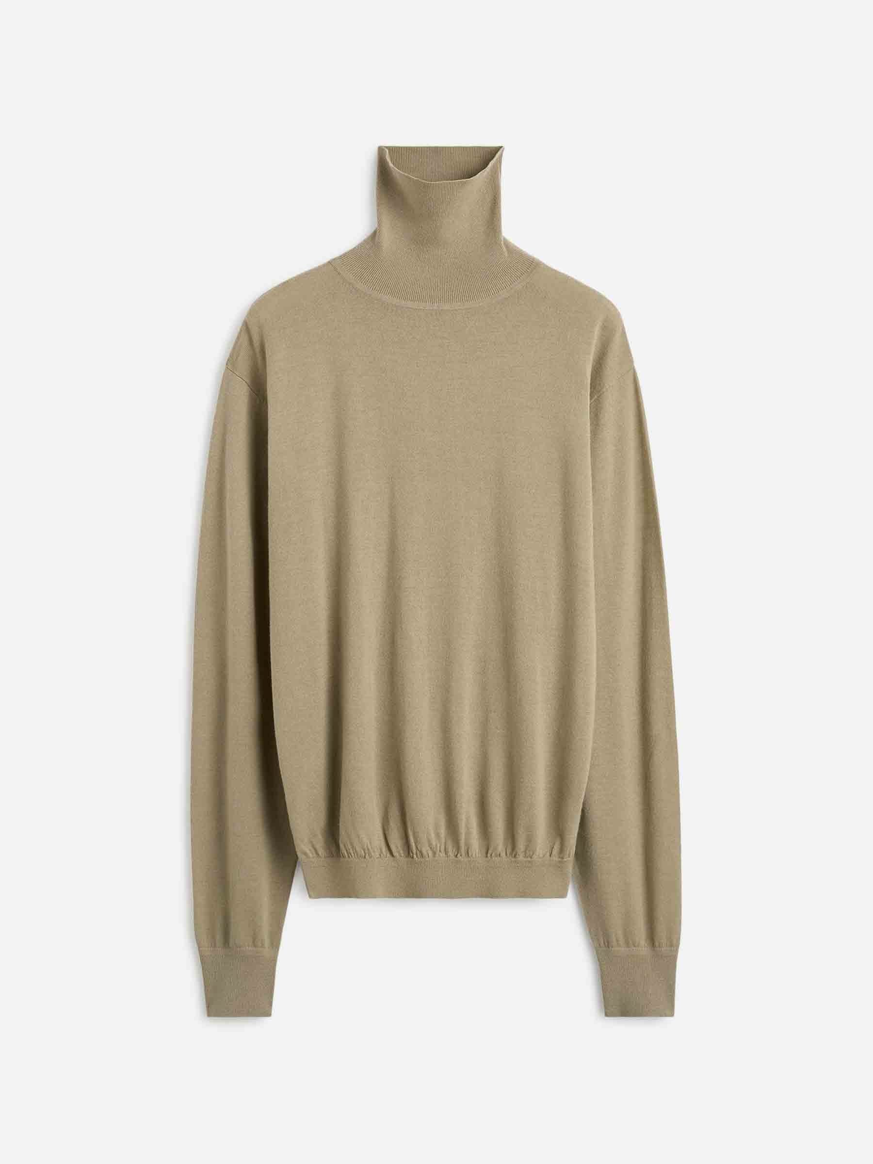 Outlet online TOTEME Mujer Jersey Cuello Alto color Camel sku 711-003422 01 - Foto 1