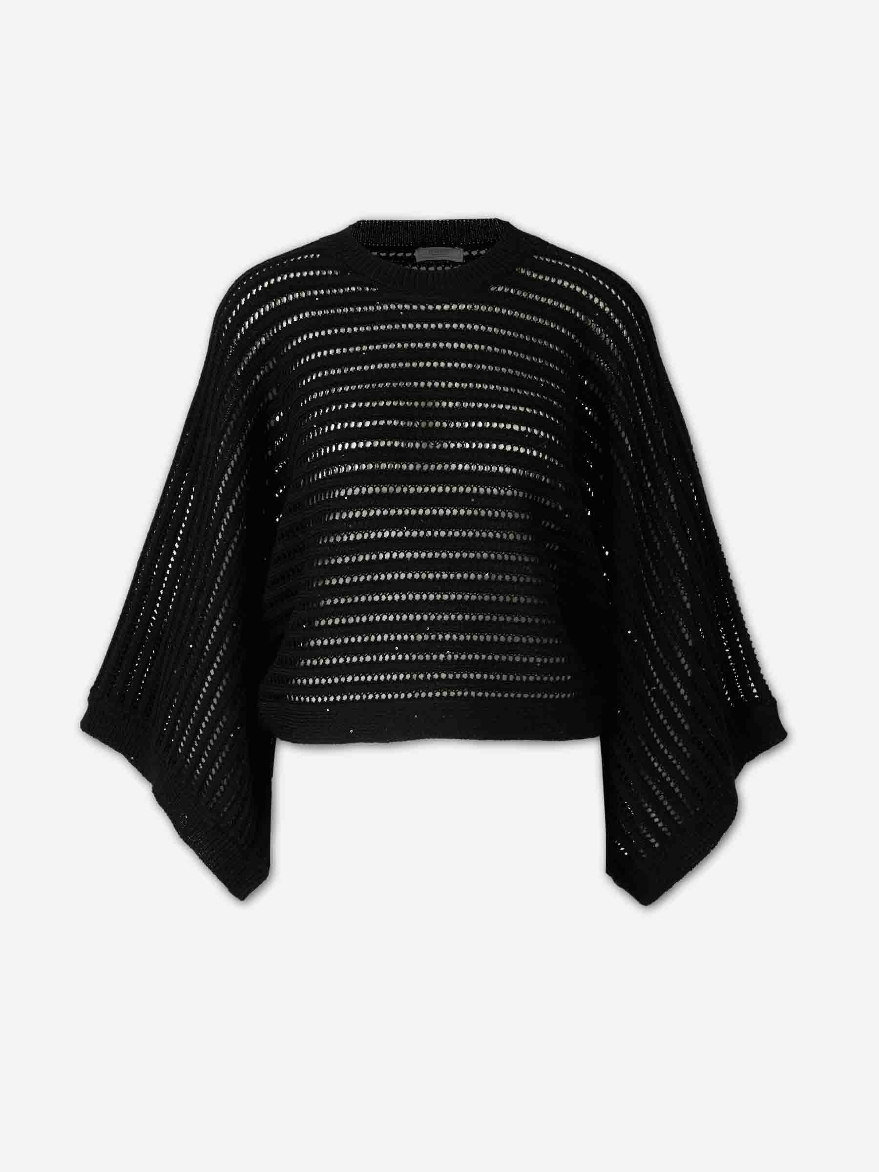Outlet online Peserico Mujer Jersey Punto Algodón color Negro sku 711-003431 02 - Foto 1