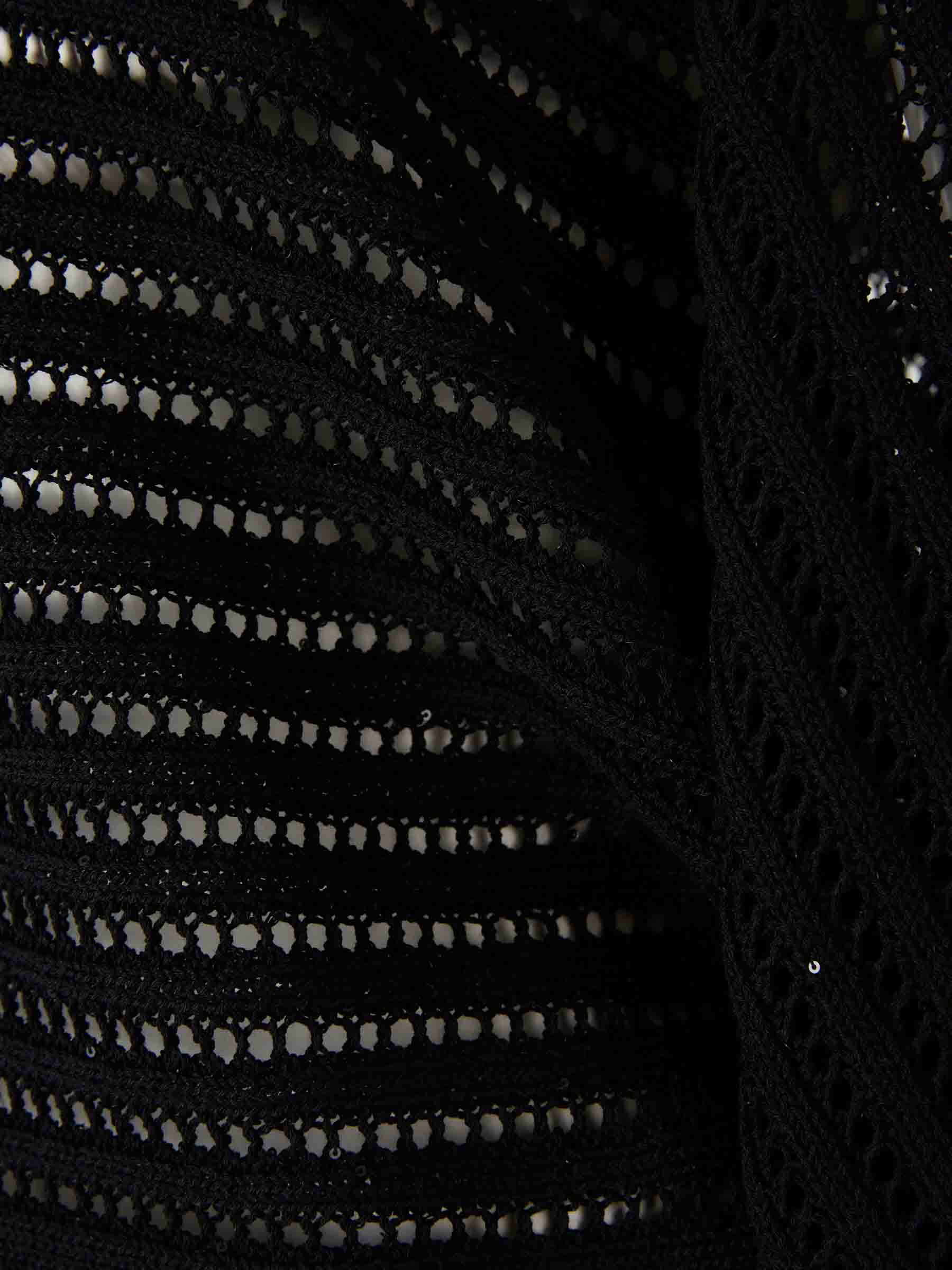 Outlet online Peserico Mujer Jersey Punto Algodón color Negro sku 711-003431 02 - Foto 4