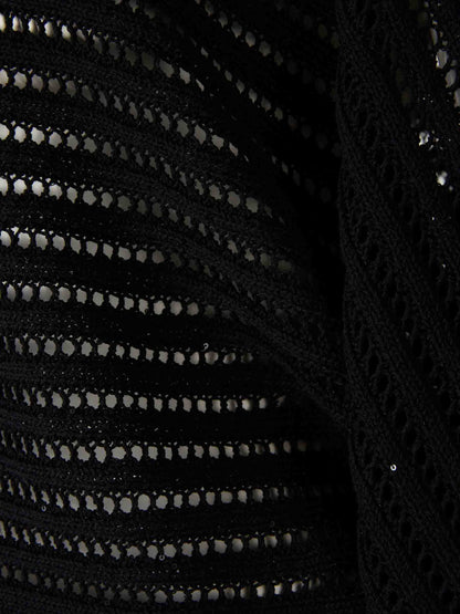 Outlet online Peserico Mujer Jersey Punto Algodón color Negro sku 711-003431 02 - Foto 4