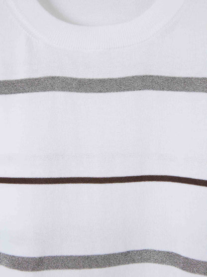 Outlet online Peserico Mujer Camiseta Manga Larga color Blanco sku 711-003432 01 - Foto 3