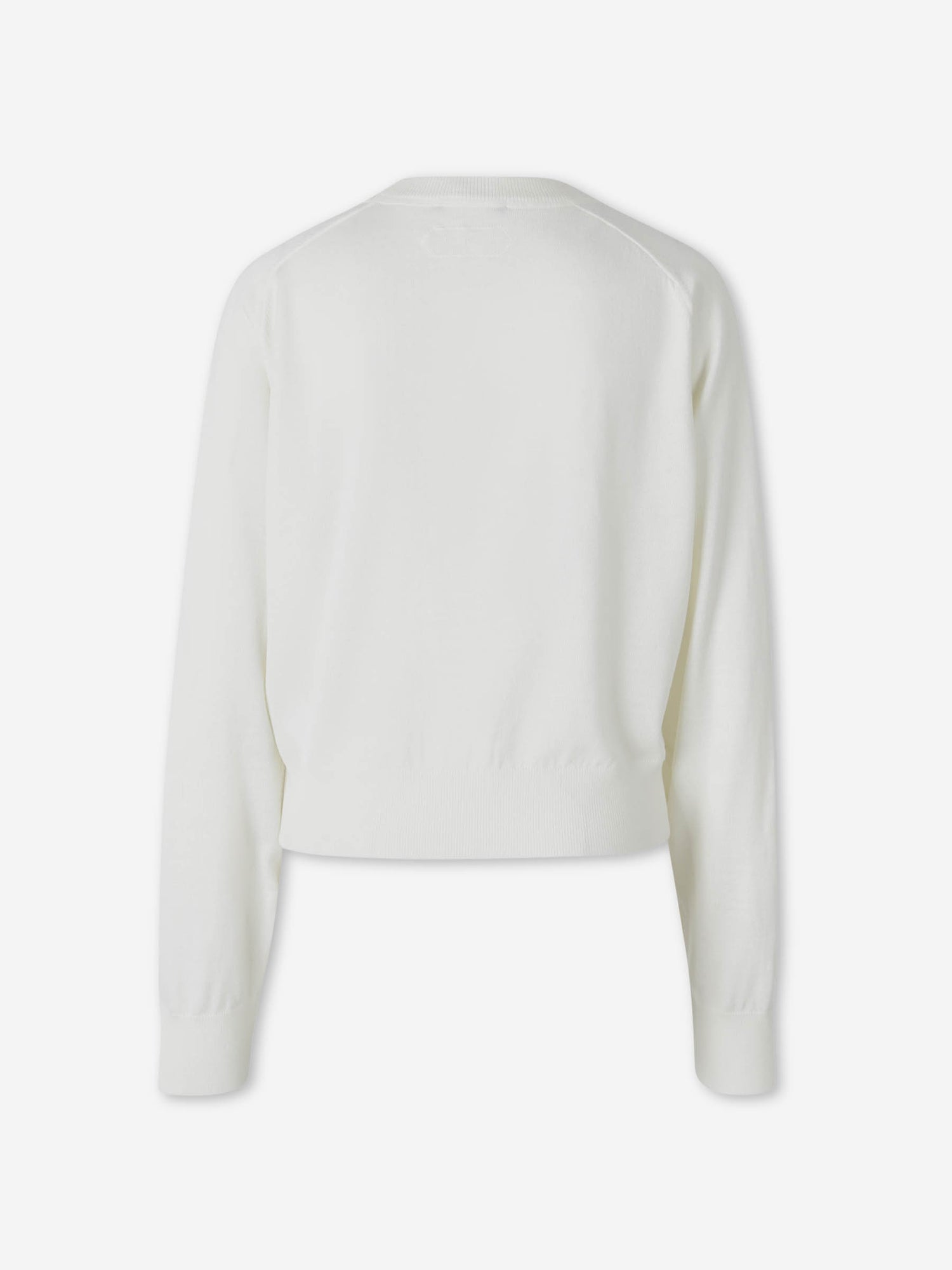 Jacquemus Mujer Barcelona Jersey Fino de Cuello Redondo color Marfil sku 711-003436 01 - Foto 2