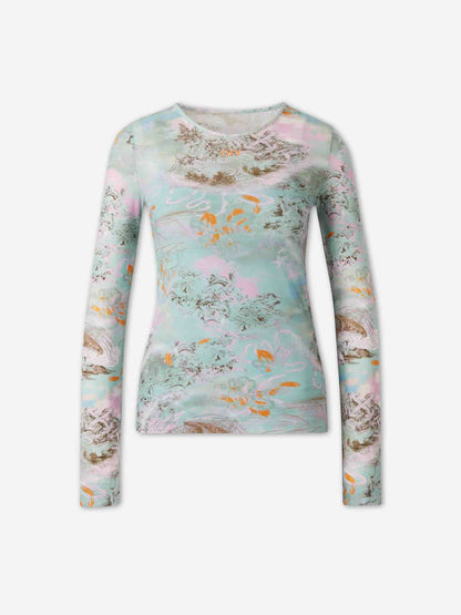 Off-White Mujer Barcelona Camiseta Estampada color Multicolor sku 711-003443 01 - Foto 1