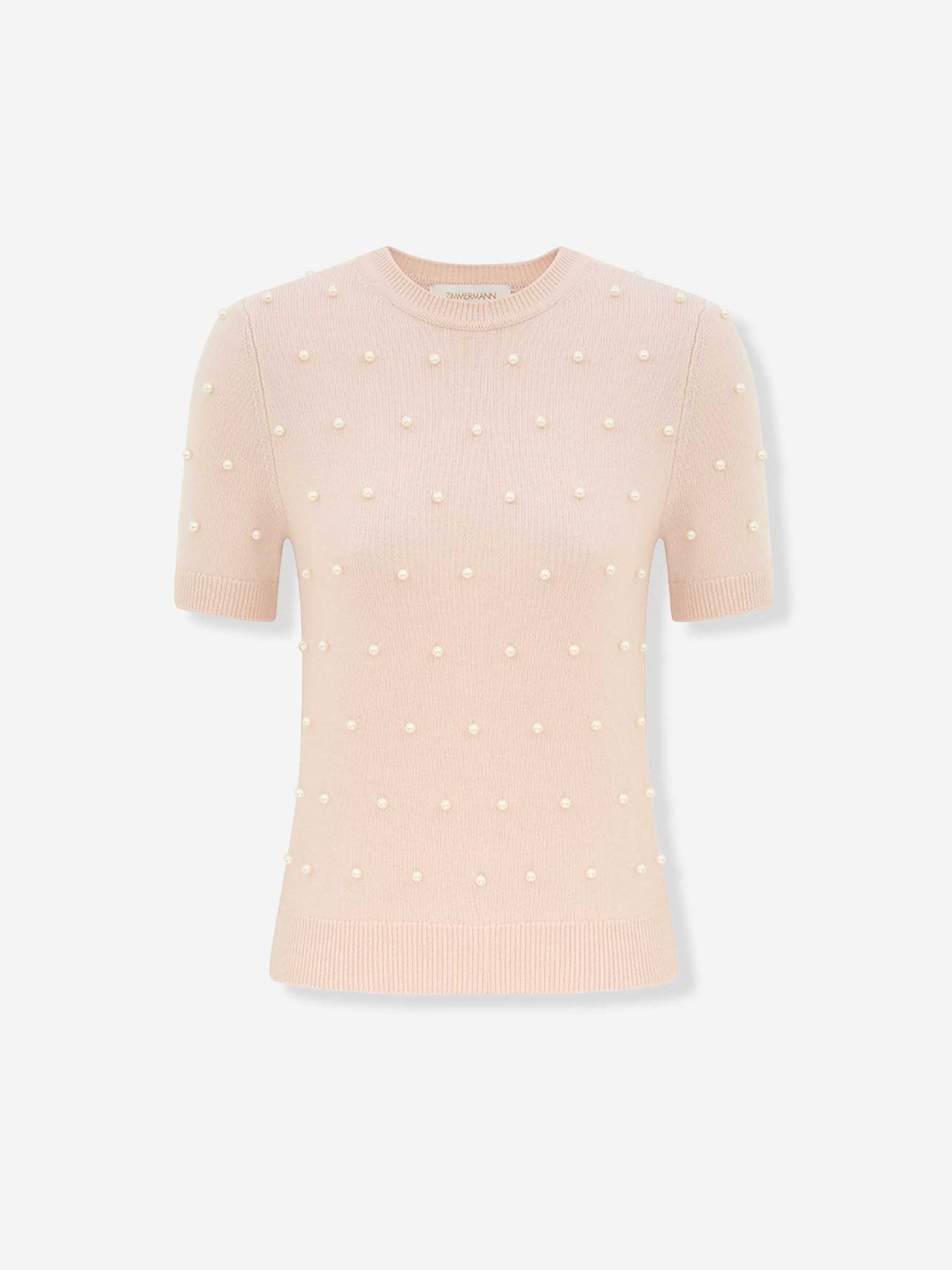 Outlet online Zimmermann Mujer Jersey Punto Perlas color Beige sku 712-000574 01 - Foto 1