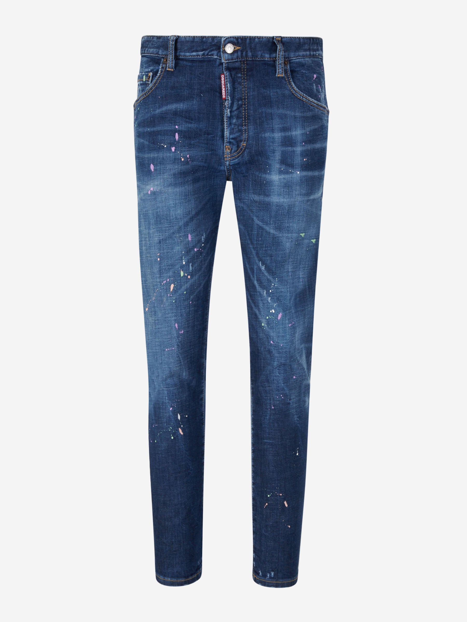 Outlet online Dsquared2 Hombre Jeans Slim Fit color Azul Denim sku 522-002615 01 - Foto 1