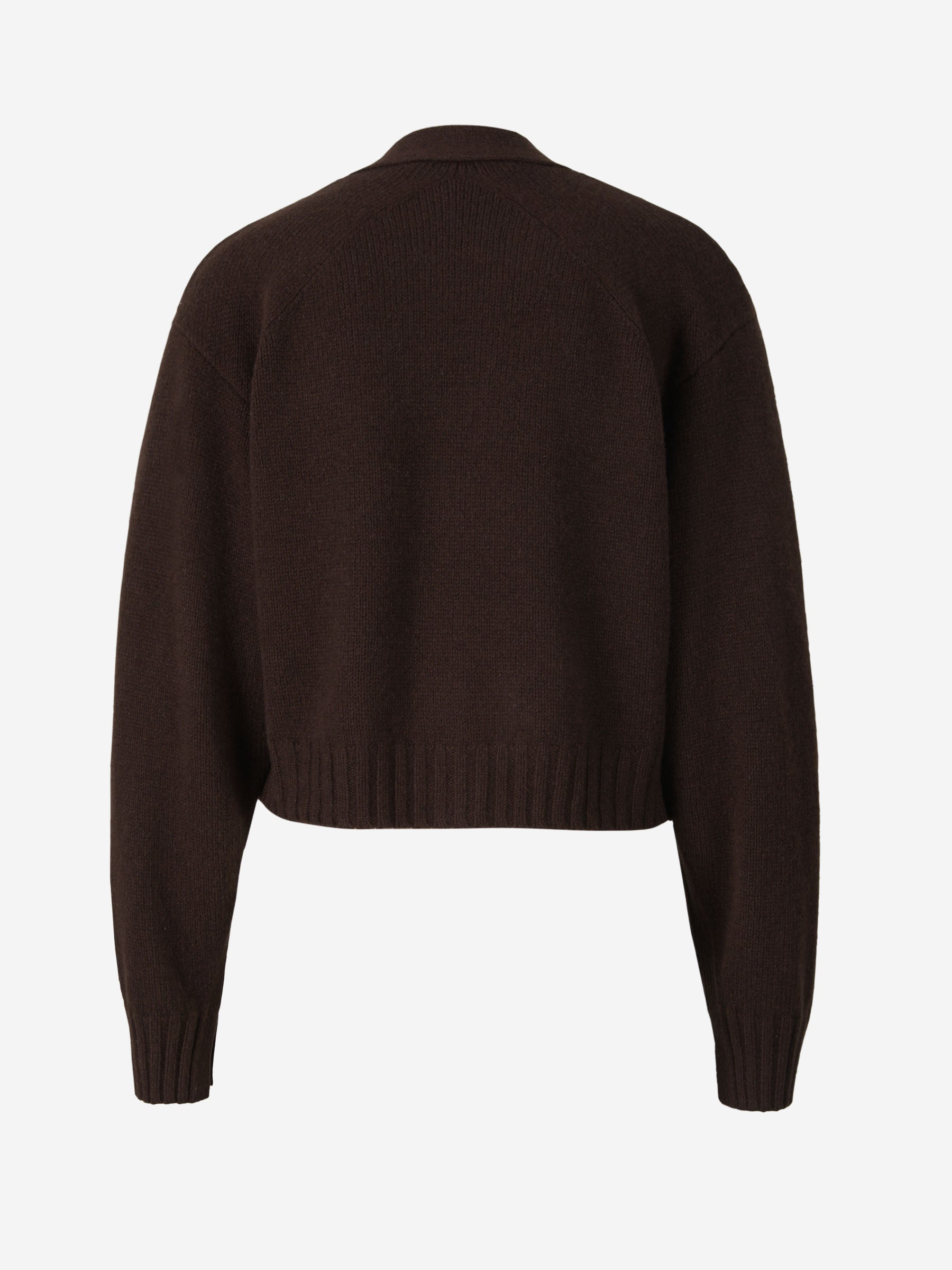 Outlet online Proenza Schouler Mujer Cárdigan Eco Cashmere color Marrón Oscuro sku 713-000155 01 - Foto 2