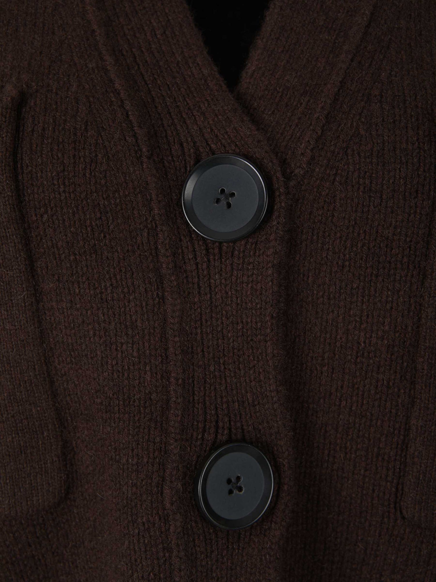 Outlet online Proenza Schouler Mujer Cárdigan Eco Cashmere color Marrón Oscuro sku 713-000155 01 - Foto 3